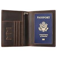 Algopix Similar Product 14 - Ringsun Leather Passport Cover for Men