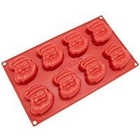Algopix Similar Product 5 - Silicone Molds Santa Claus 8 Cup
