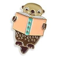 Algopix Similar Product 11 - Night Owl Paper Goods Otter Read Enamel