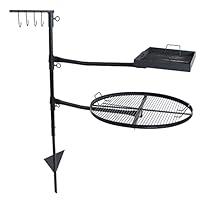 Algopix Similar Product 4 - Sunnydaze Swiveling DualGrill Campfire