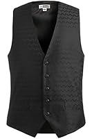 Algopix Similar Product 20 - Edwards MenS Swirl Brocade Vest Black