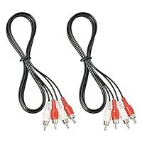 Algopix Similar Product 15 - QDiShi 2 Pcs RCA Stereo Audio Cable