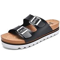 Algopix Similar Product 11 - Ustogi Flatform Platform Sandals Women