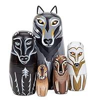 Algopix Similar Product 16 - NMGMJQ Matryoshka Stacking Dolls 5