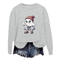 Algopix Similar Product 14 - Halloween Crewneck Sweatshirts for