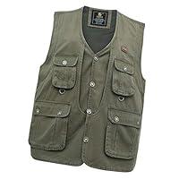 Algopix Similar Product 8 - CUTICATE Mens Fishing Vest with Multi