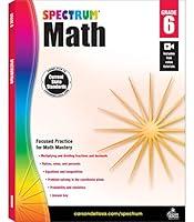 Algopix Similar Product 18 - Spectrum 6th Grade Math Workbooks Ages