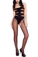 Algopix Similar Product 6 - Music Legs Womens Sheer Teddy Look
