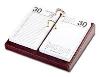 Algopix Similar Product 13 - Dacasso Mocha Leather Desktop Calendar