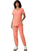 Algopix Similar Product 1 - floralhue Scrubs for Women VNeck