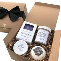 Algopix Similar Product 20 - Bearhug Naturals Lavender Spa Set for
