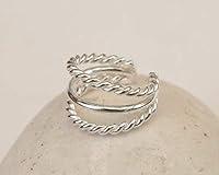 Algopix Similar Product 8 - Triple Band Single Small Ear Cuff