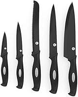 Algopix Similar Product 7 - Vremi 10 Piece Black Knife Set  5