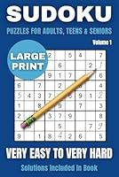 Algopix Similar Product 15 - Sudoku Puzzles for Adults Teens 