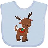 Algopix Similar Product 17 - inktastic Cute Reindeer Baby Bib Light