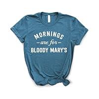 Algopix Similar Product 8 - Bloody Mary Shirt  Mornings Are For