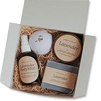 Algopix Similar Product 19 - Bearhug Naturals Lavender Spa Set for