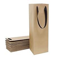 Algopix Similar Product 14 - Brown Wine Bottle Gift Bags Bulk10