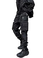 Algopix Similar Product 4 - Ambcol Mens Jogger Pants Punk Cargo