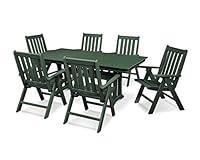 Algopix Similar Product 13 - POLYWOOD Vineyard 7Piece Farmhouse