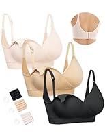 Algopix Similar Product 17 - HOFISH 3 Pack Nursing Bras for
