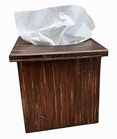 Algopix Similar Product 17 - TISSUE BOX COVER WOODEN Square for