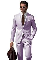 Algopix Similar Product 19 - SPTALLFITJSV Lilac Groomsmen Suit 2