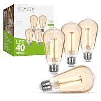 Algopix Similar Product 3 - Sigalux Edison LED Light Bulbs