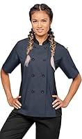 Algopix Similar Product 7 - Womens Chef Coat with Mesh Side Panels