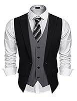 Algopix Similar Product 19 - Coofandy Mens Formal Fashion Layered