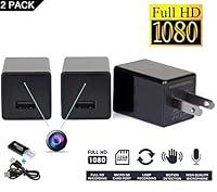 Algopix Similar Product 9 - Spy Camera Charger 2 Pack Night Vision