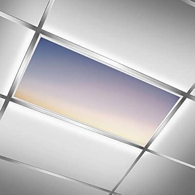 Molvyan 4 Pcs Fluorescent Light Covers For Ceiling Lights Classroom