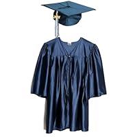 Algopix Similar Product 3 - Happy Graduates Large Navy Shiny Child