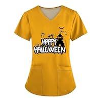 Algopix Similar Product 4 - Halloween Scrub Women Recent Orders