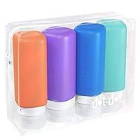 Algopix Similar Product 6 - Leak Proof Refillable Silicone Travel