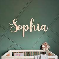 Algopix Similar Product 13 - Custom Wood Name Sign For Nursery