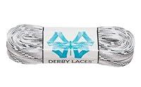 Algopix Similar Product 11 - Derby Laces Smoke 108 Inch Waxed Skate