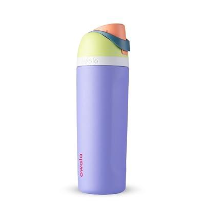 Owala FreeSip Stainless Steel Water Bottle / 24oz / Color: Snow Dragon 