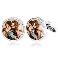 Algopix Similar Product 8 - Custom4U Picture Cufflinks for Men