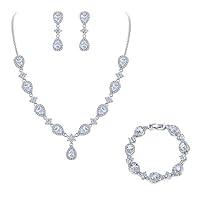 Algopix Similar Product 13 - EleQueen Womens SilverTone Cubic