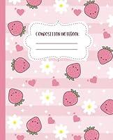 Algopix Similar Product 15 - Pink Strawberry Composition Notebook