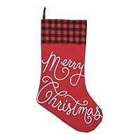 Algopix Similar Product 4 - CF Merry Christmas Stocking Red and