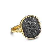 Algopix Similar Product 2 - AtlantisFineJewels Blacked Bee Coin