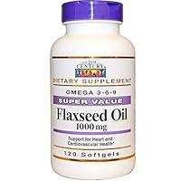 Algopix Similar Product 12 - 21st Century Flaxseed Oil 1000mg