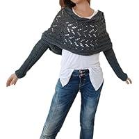 Algopix Similar Product 15 - Yetxici Knitted Cable Wrap Shrugs for