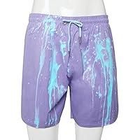 Algopix Similar Product 9 - TOJONOZO Mens Color Changing Swim