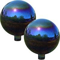 Algopix Similar Product 12 - Sunnydaze 10Inch Glass Mirrored
