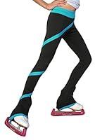 Algopix Similar Product 2 - ChloeNoel Figure Skating Spiral Pants