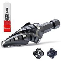 Algopix Similar Product 9 - M35 Cobalt Four Spiral Flute Step Drill