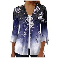 Algopix Similar Product 12 - Dark Blue M 34 Sleeve Summer Cardigan